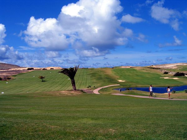 Enjoy stunning views of the golf course in Porto Santo