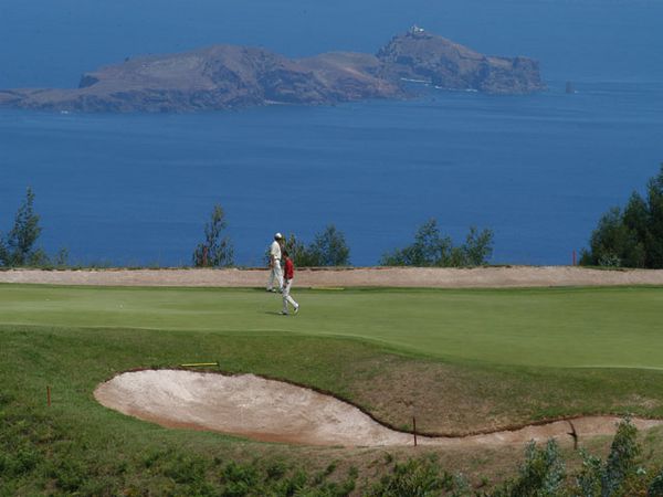 View from the golf course of the eastern tip of Ponta de São Lourenço