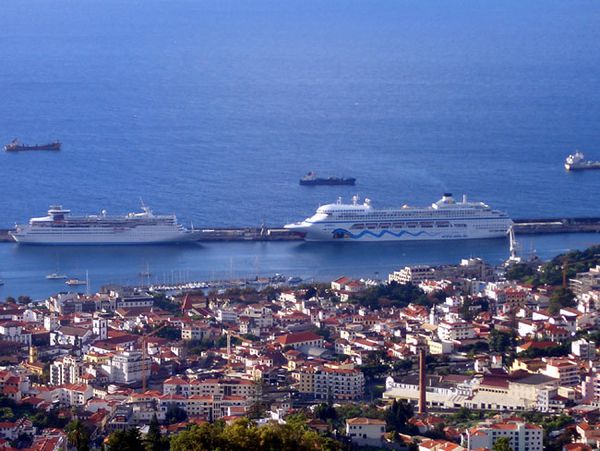 View from Monte to Funchal