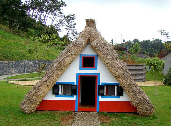 Casa de Santana', a traditional type of house in Madeira Islands